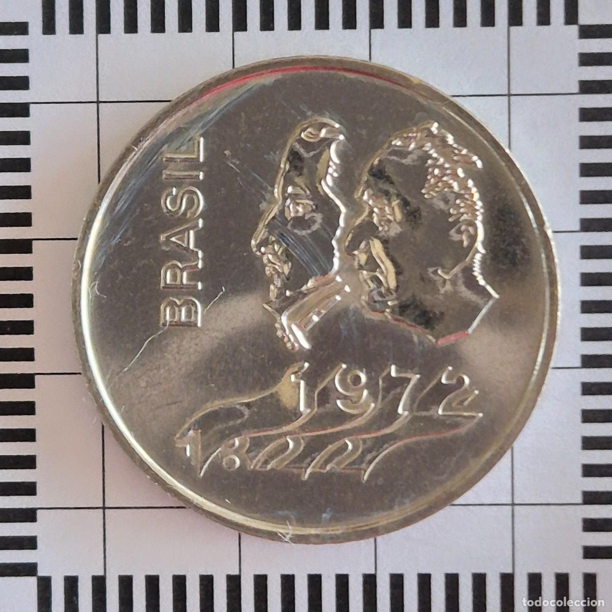 Monnaies anciennes d'Am&eacute;rique: 20 CRUZEIROS PLATA, BRASIL. 1972. (KM#583).