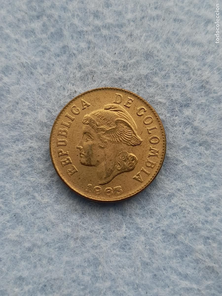 Monedas antiguas de Am&eacute;rica: Colombia. 2 Centavos. A&ntilde;o 1965. - Foto 2