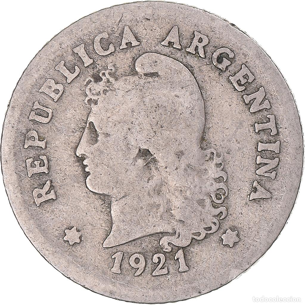 Monedas antiguas de Am&eacute;rica: [#1351288] Moneda, Argentina, 10 Centavos, 1921