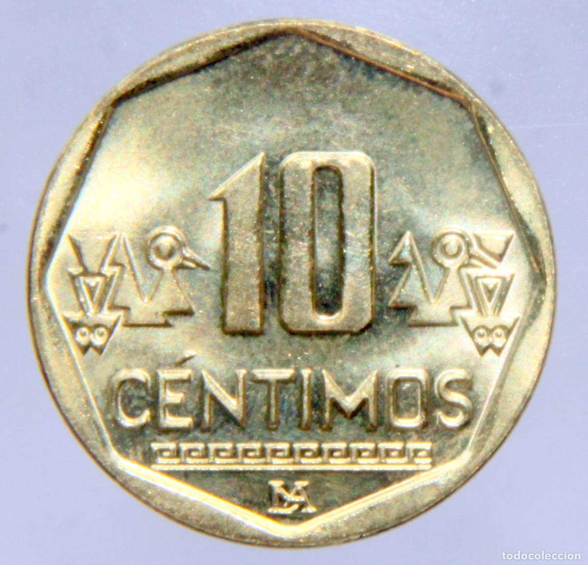 Monedas antiguas de Am&eacute;rica: A960 PERU 10 CENTIMOS 2025 - SC - Foto 1