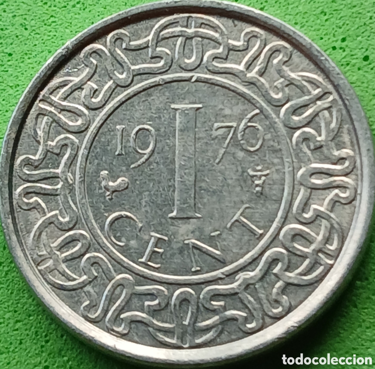 Monedas antiguas de Am&eacute;rica: Surinam 1 cent 1976 km#11a