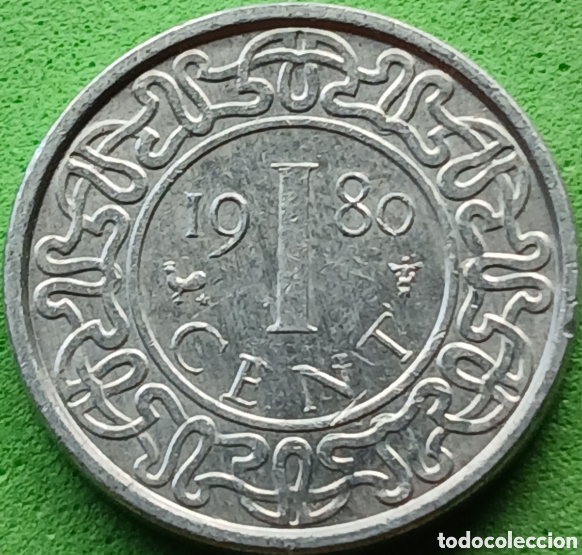 Monedas antiguas de Am&eacute;rica: Surinam 1 cent 1980 km#11a