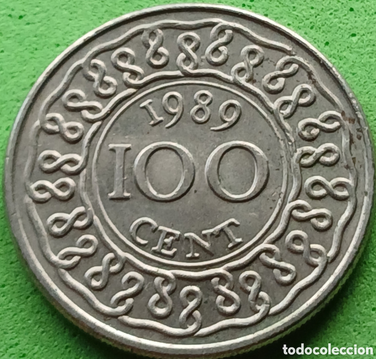 Monedas antiguas de Am&eacute;rica: Surinam 100 cent 1989 km#23