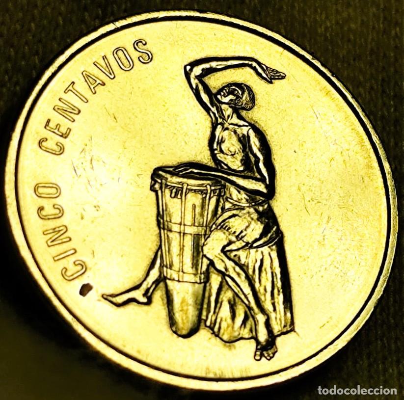 Alte M&uuml;nzen aus Amerika: Rep&uacute;blica Dominicana &ndash; 5 centavos 1989 &ndash; SC &ndash; Lote 2611