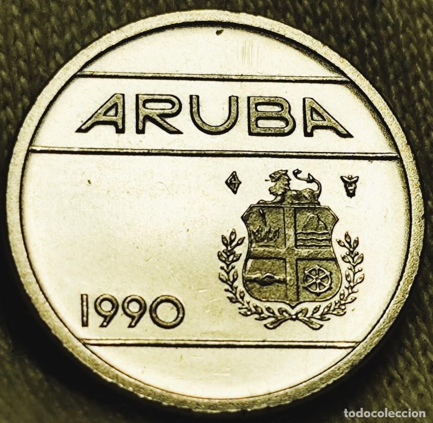 Old Coins of America: Aruba 5 centavos, 1990 &ndash; Sin Circular (SC) &ndash; Lote 2639