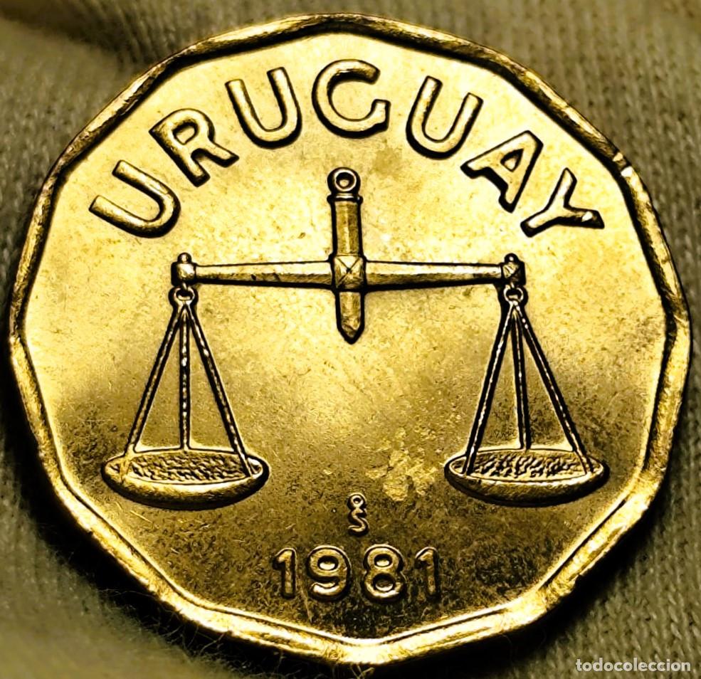 Moedas antigas da Am&eacute;rica: Uruguay 50 centesimos, 1981, Sin Circular , Lote 2646