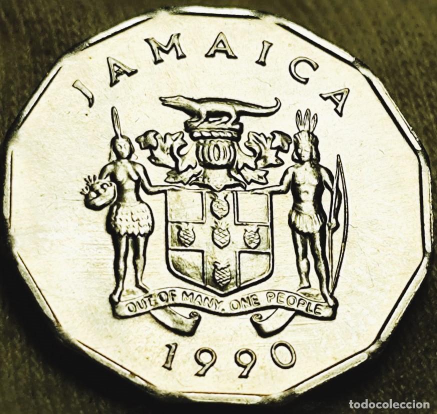 Monnaies anciennes d'Am&eacute;rique: Jamaica 1 centavo, 1990 &ndash; Sin Circular (SC) &ndash; Lote 2653