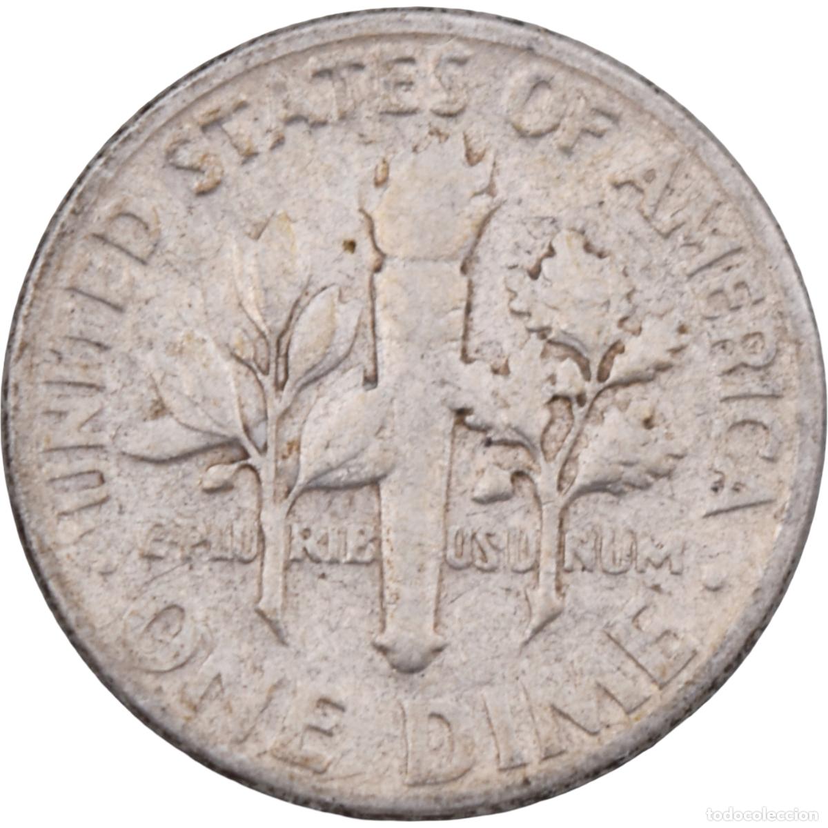 Monedas antiguas de Am&eacute;rica: Moneda de plata - EEUU 1945 - Foto 1