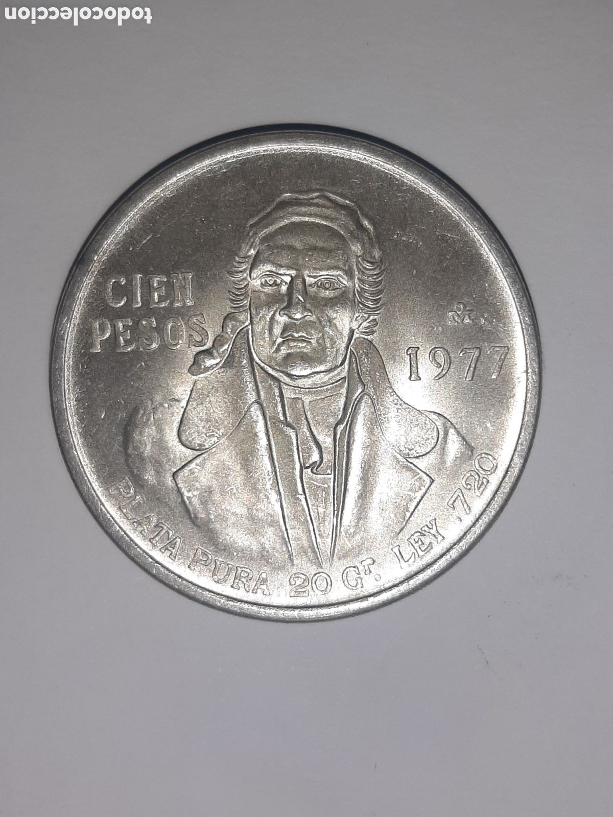Monedas antiguas de Am&eacute;rica: MEXICO 100 PESOS 1977 PLATA