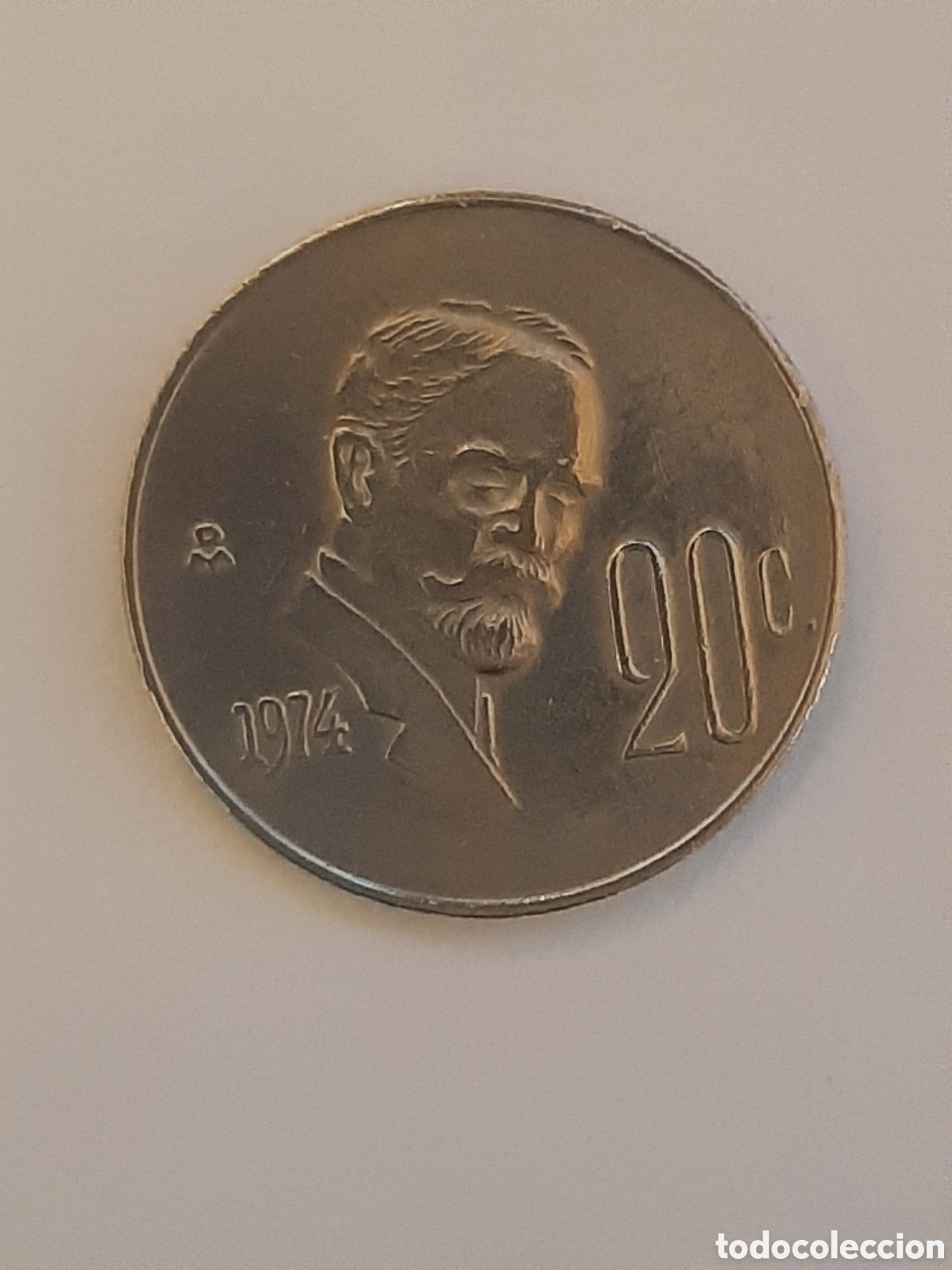 Monedas antiguas de Am&eacute;rica: MEXICO 20 CENTAVOS 1974