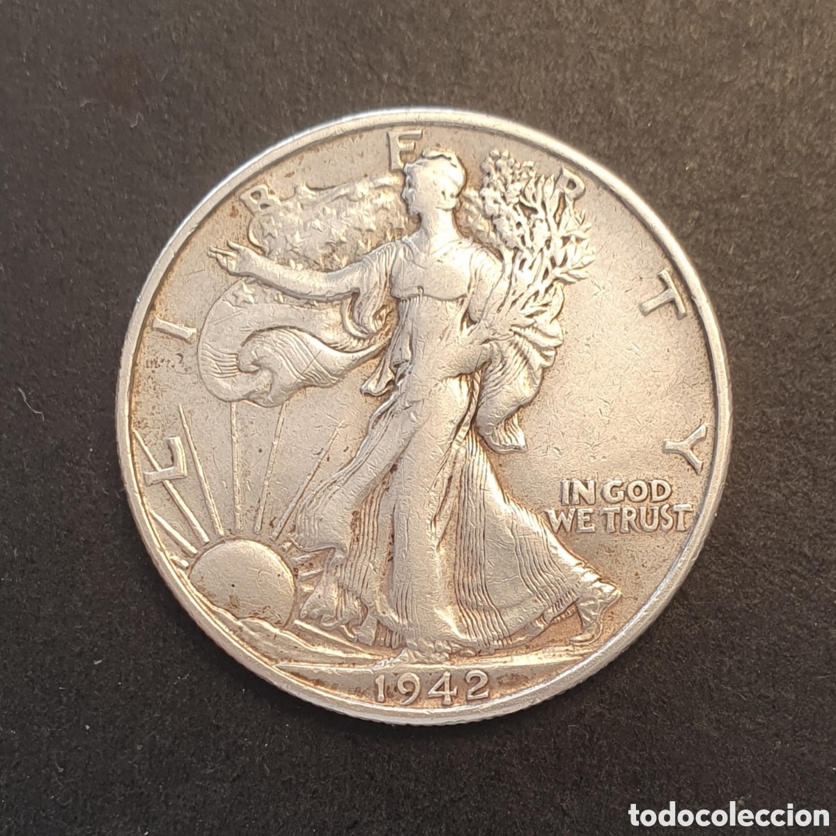 Monedas antiguas de Am&eacute;rica: EEUU 1/2 D&Oacute;LAR PLATA 1942 SAN FRANCISCO