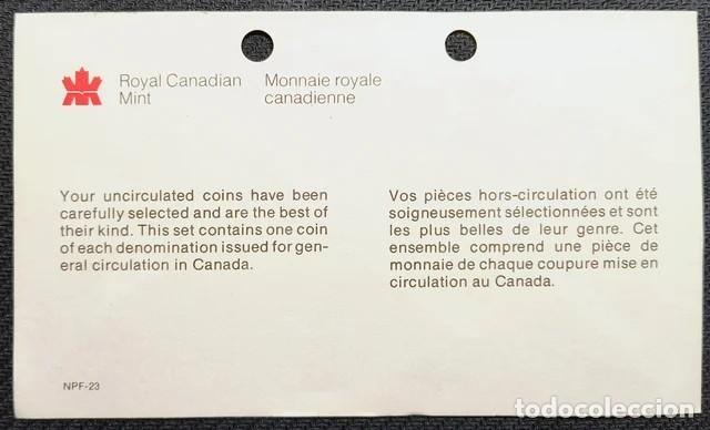 Monedas antiguas de Am&eacute;rica: Cartera de CANAD&Aacute; 1981, sin circular - Foto 3