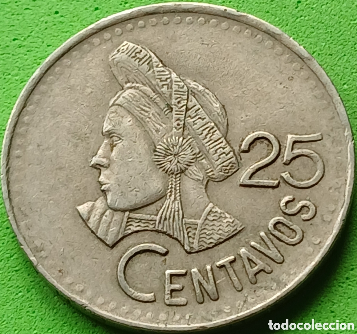 Monedas antiguas de Am&eacute;rica: Guatemala 25 centavos 1994 km#278