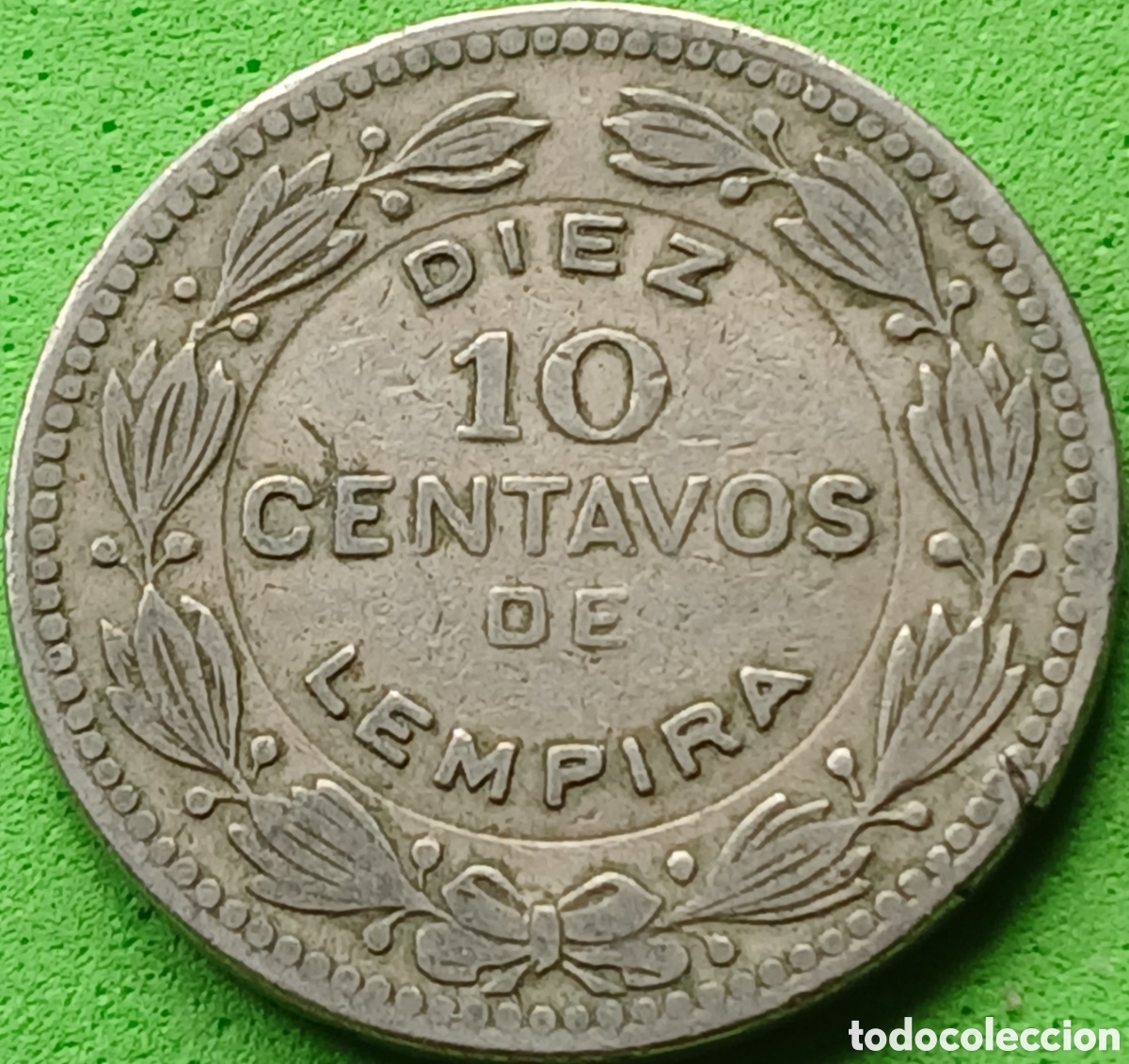 Monedas antiguas de Am&eacute;rica: Honduras 10 centavos 1954 km#76.2 poco com&uacute;n!!