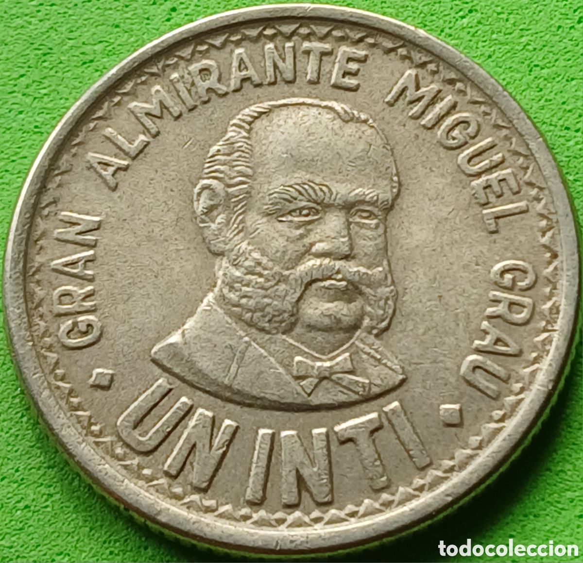 Monedas antiguas de Am&eacute;rica: Per&uacute; un inti 1986 km#296