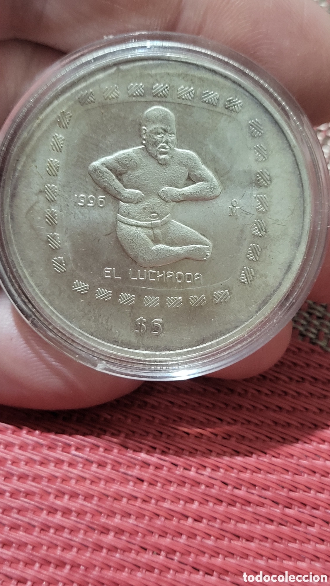 Monedas antiguas de Am&eacute;rica: Moneda plata 999 onza Mexico 1996