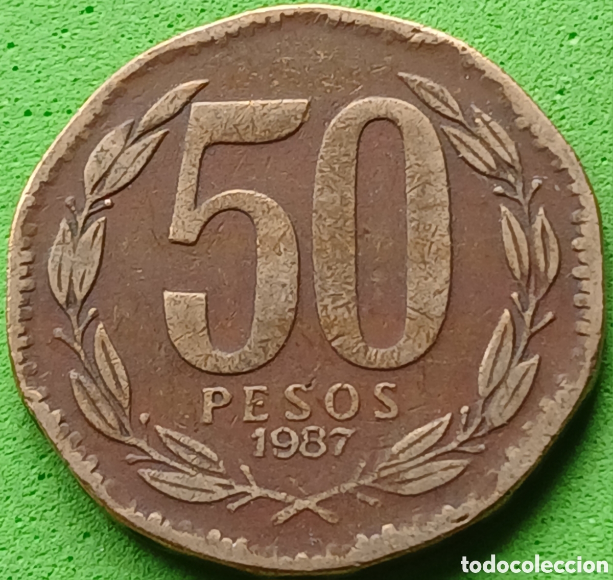Monedas antiguas de Am&eacute;rica: Chile 50 pesos 1987 km#219