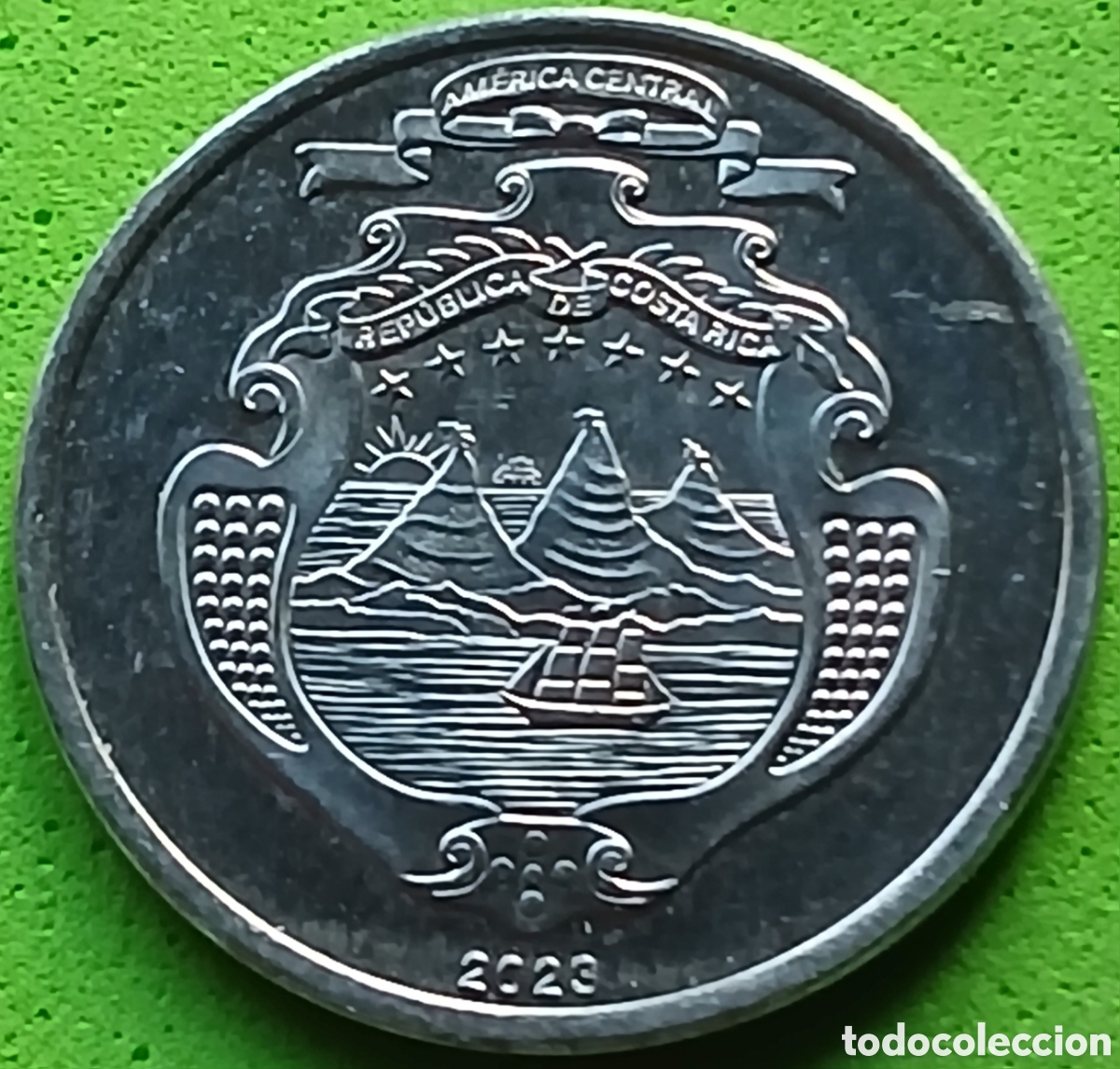 Monedas antiguas de Am&eacute;rica: Costa Rica 10 colones 2023 UC#212 poco com&uacute;n