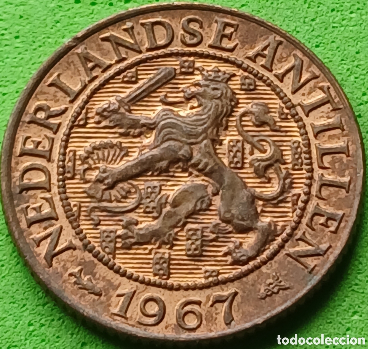 Monedas antiguas de Am&eacute;rica: Antillas Neerlandesas 1 cent 1967 km#1