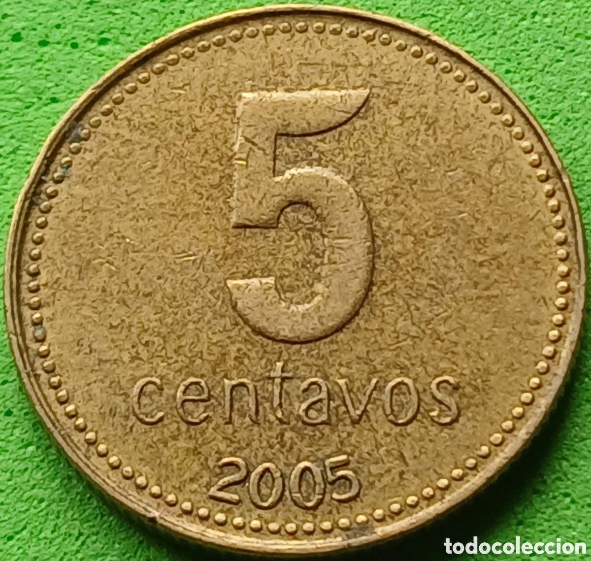 Monedas antiguas de Am&eacute;rica: Argentina 5 centavos 2005 km#109