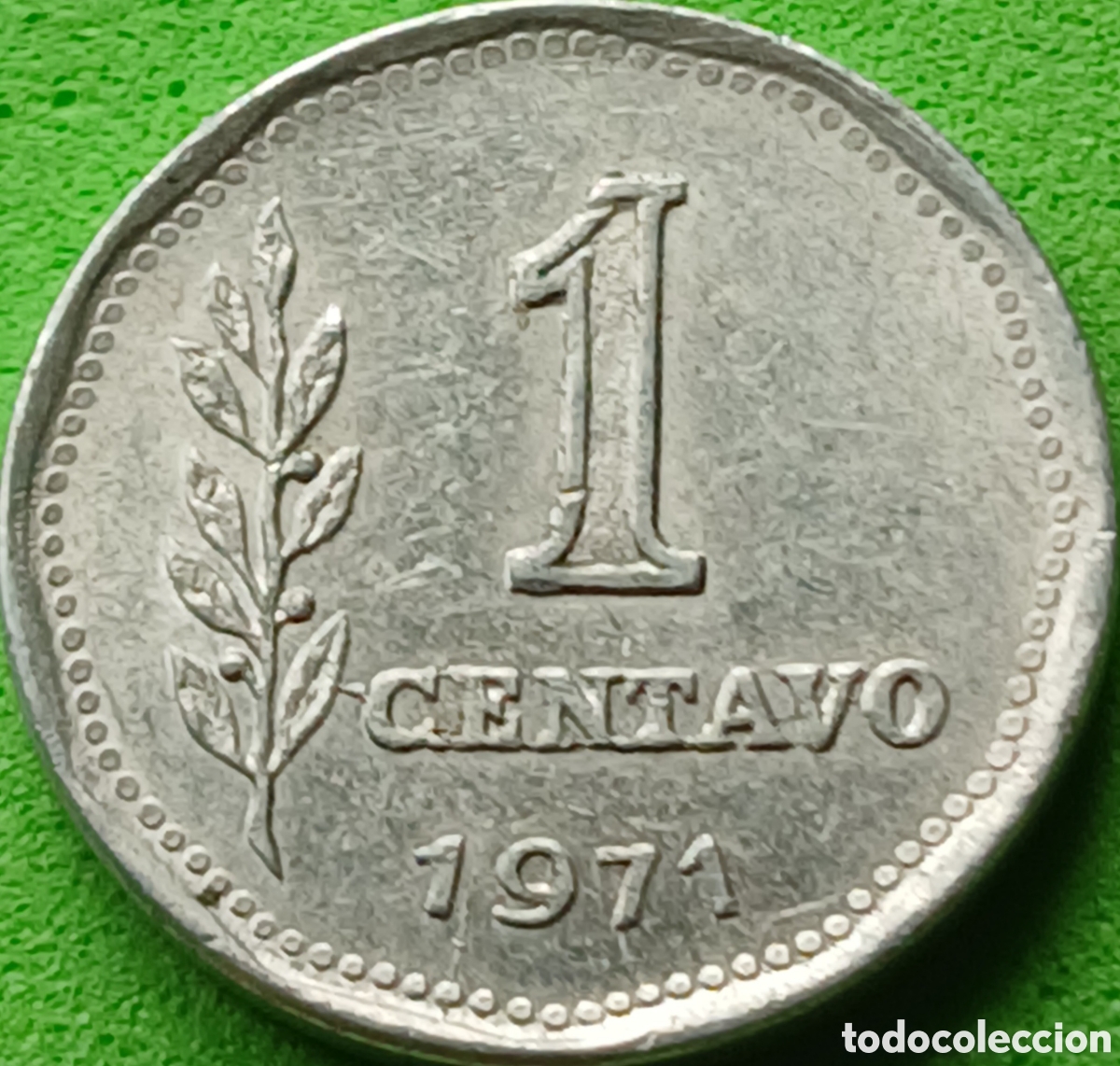 Monedas antiguas de Am&eacute;rica: Argentina 1 centavo 1971 km#64