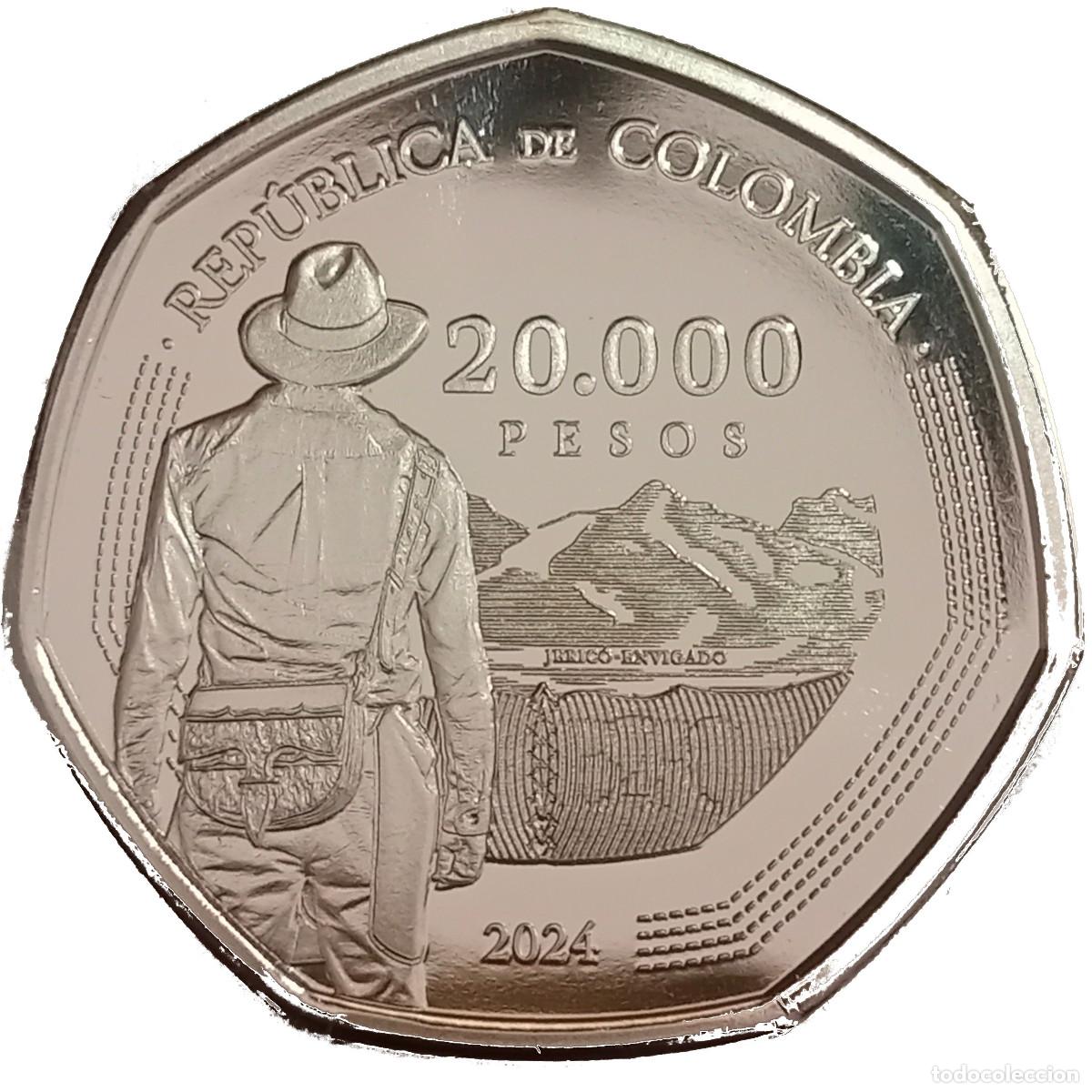 Monedas antiguas de Am&eacute;rica: 20000 pesos COLOMBIA 2024 Guarniel - Carriel Antioque&ntilde;o