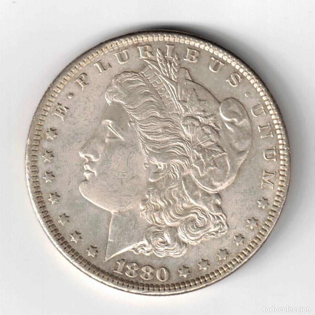 Monedas antiguas de Am&eacute;rica: MONEDA ESTADOS UNIDOS FILADELFIA 1 DOLLAR PLATA 1880 MORGAN UNITED STATES