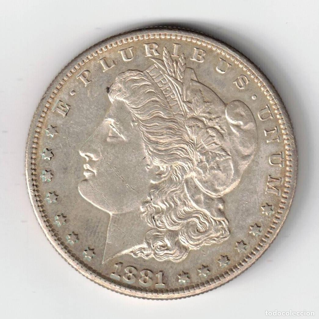 Monedas antiguas de Am&eacute;rica: MONEDA ESTADOS UNIDOS SAN FRANCISCO 1 DOLLAR PLATA 1881 S MORGAN UNITED STATES
