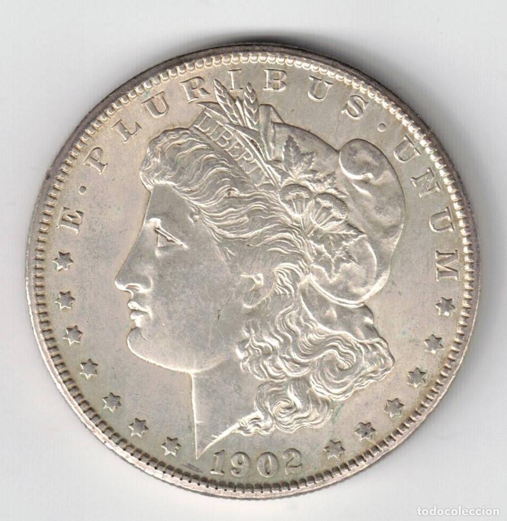 Monedas antiguas de Am&eacute;rica: MONEDA ESTADOS UNIDOS FILADELFIA 1 DOLLAR PLATA 1902 MORGAN UNITED STATES