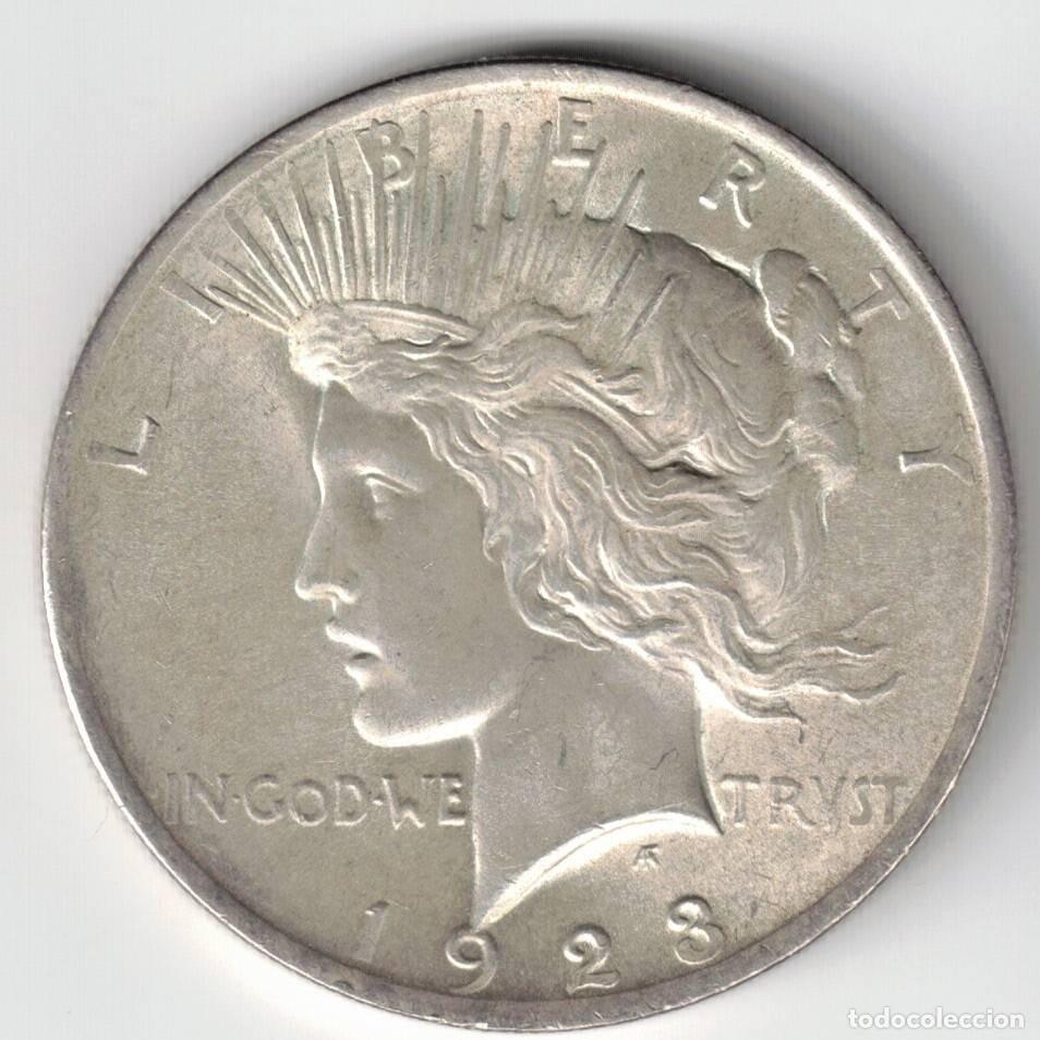 Monedas antiguas de Am&eacute;rica: MONEDA ESTADOS UNIDOS FILADELFIA 1 DOLLAR PLATA 1923 PEACE UNITED STATES