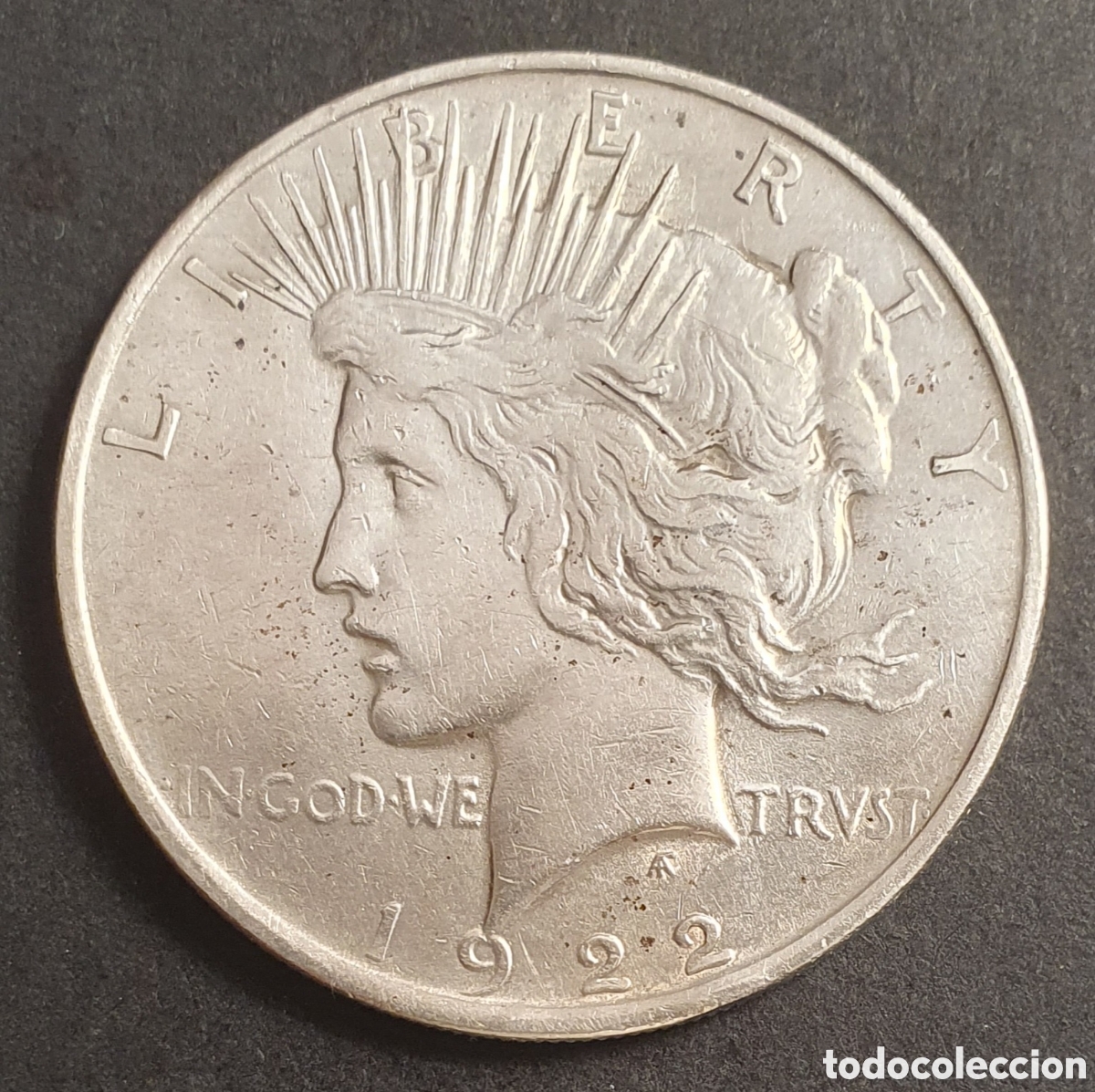 Monedas antiguas de Am&eacute;rica: EEUU 1 D&Oacute;LAR PLATA 1922 FILADELFIA