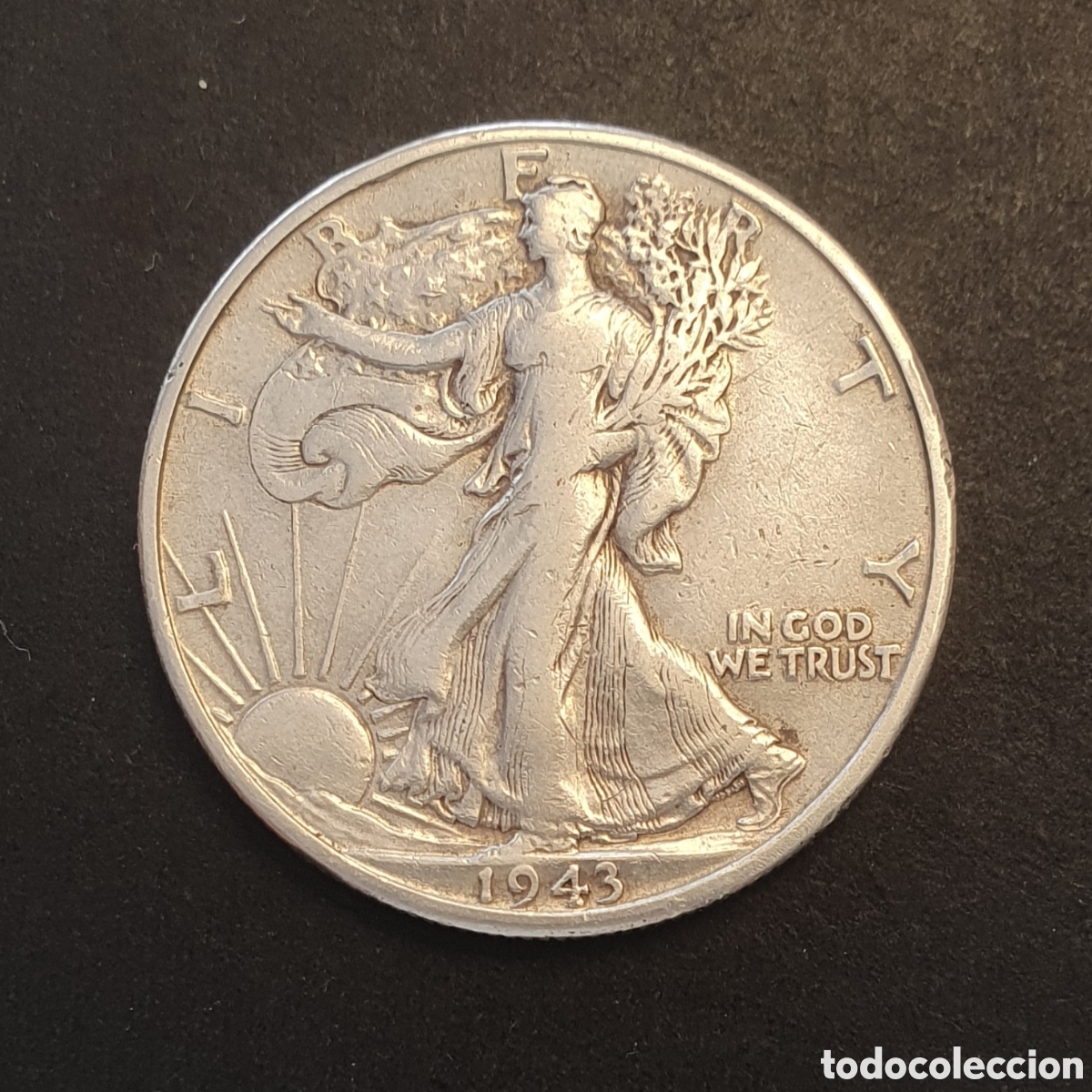 Monedas antiguas de Am&eacute;rica: EEUU 1/2 D&Oacute;LAR PLATA 1943 D&Eacute;NVER