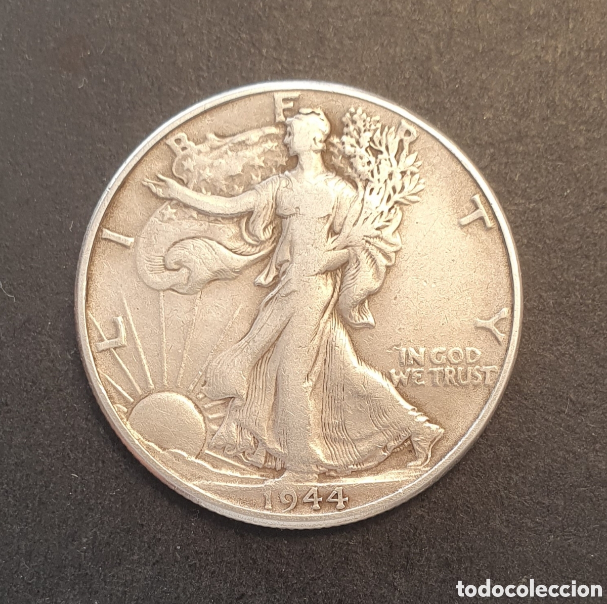 Monedas antiguas de Am&eacute;rica: EEUU 1/2 D&Oacute;LAR PLATA 1944 FILADELFIA