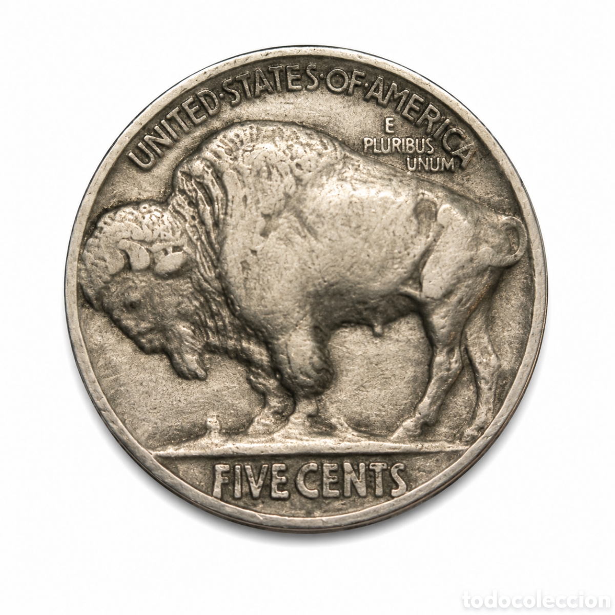 Monedas antiguas de Am&eacute;rica: Estados Unidos &ndash; 5 Centavos &rdquo;Buffalo Nickel&rdquo; 1919