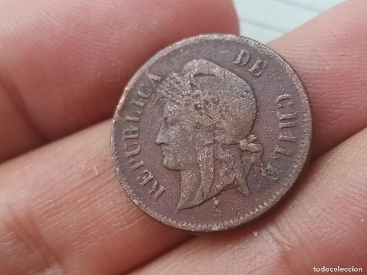 Monedas antiguas de Am&eacute;rica: Chile Republic 1879 1 Centavo