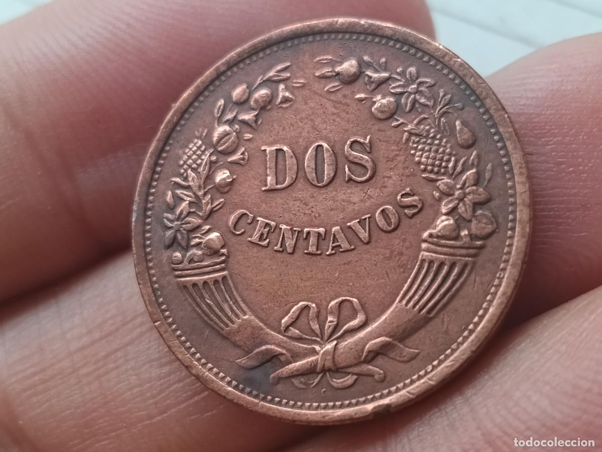 Monedas antiguas de Am&eacute;rica: Per&uacute; 2 centavos 1933