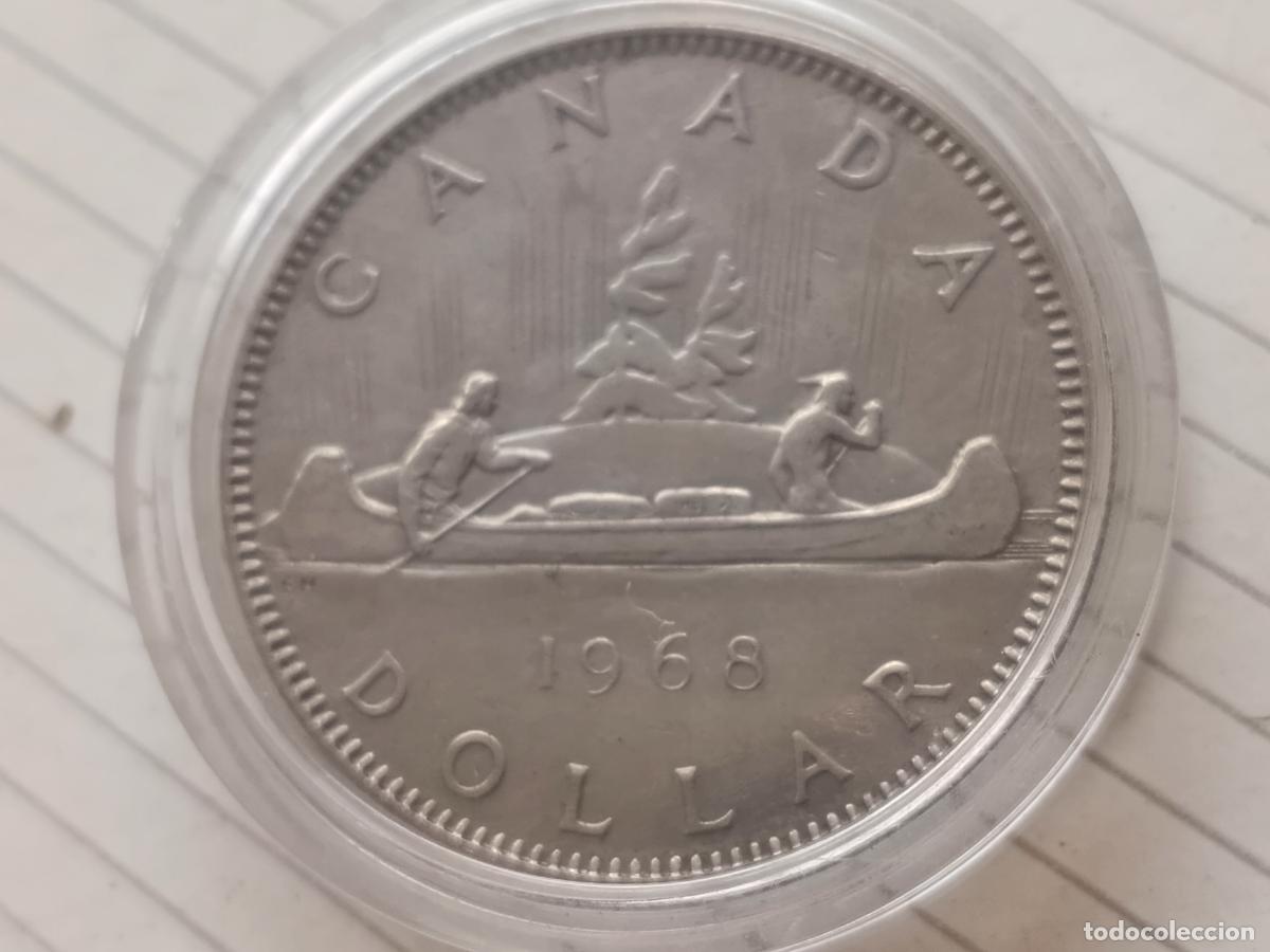 Monedas antiguas de Am&eacute;rica: Canada Commonwealth 1968 1 Dollar - Elizabeth II ENCAPSULADA