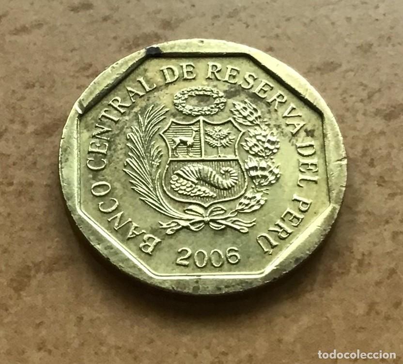 Monedas antiguas de Am&eacute;rica: 5 c&eacute;ntimos de Per&uacute;. A&ntilde;o 2006 - Foto 1
