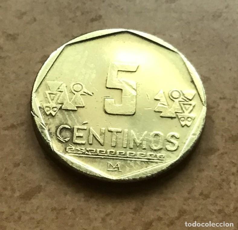 Monedas antiguas de Am&eacute;rica: 5 c&eacute;ntimos de Per&uacute;. A&ntilde;o 2006 - Foto 2