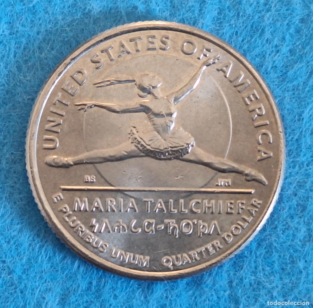 Monedas antiguas de Am&eacute;rica: Moneda Estados Unidos. 25 cents 2023. P. Quarter dollar. Maria Tallchief. P. AMERICAN WOMEN QUARTERS