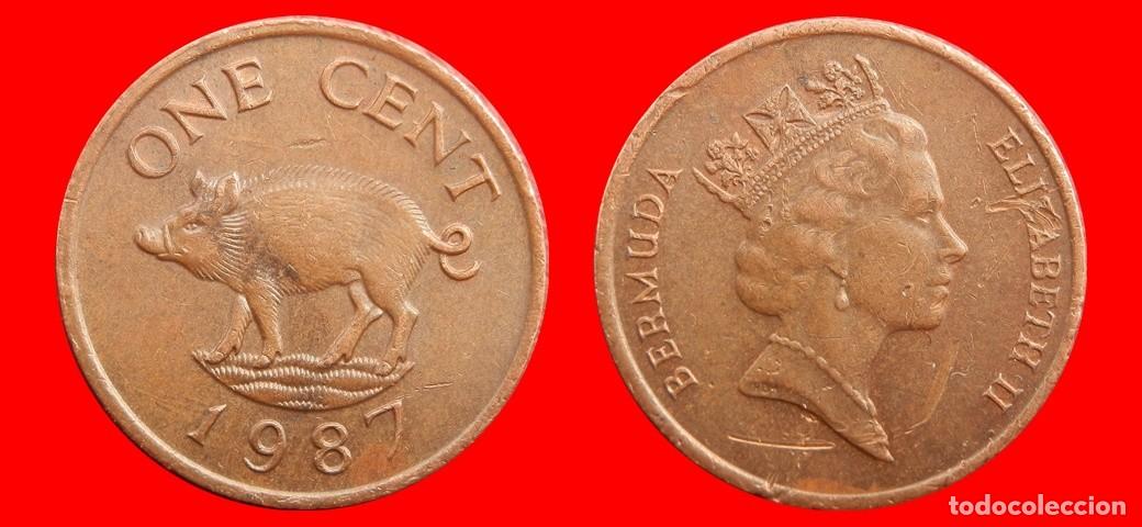 Monedas antiguas de Am&eacute;rica: 1 CENTAVO 1987 BERMUDA-152743
