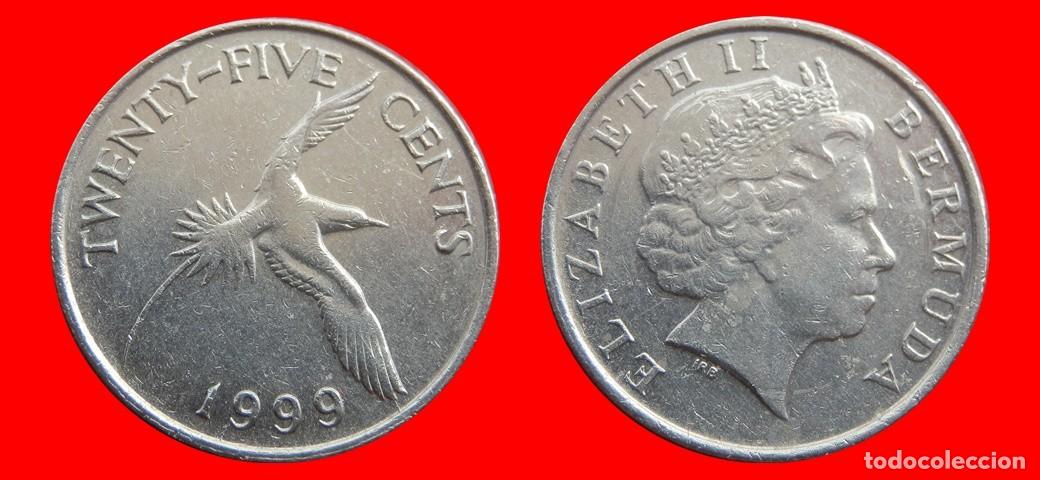 Monedas antiguas de Am&eacute;rica: 25 CENTAVOS 1999 BERMUDA-152753