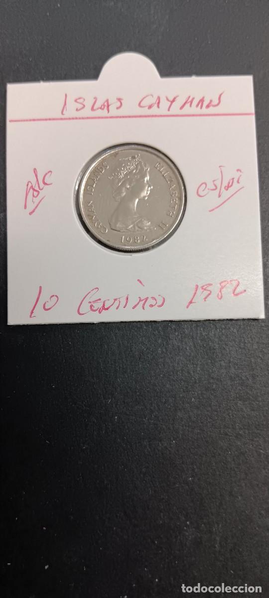 Monedas antiguas de Am&eacute;rica: ISLAS CAYMAN 10 CENTIMOS 1982 BC KM=3 (CUPRONIQUEL)