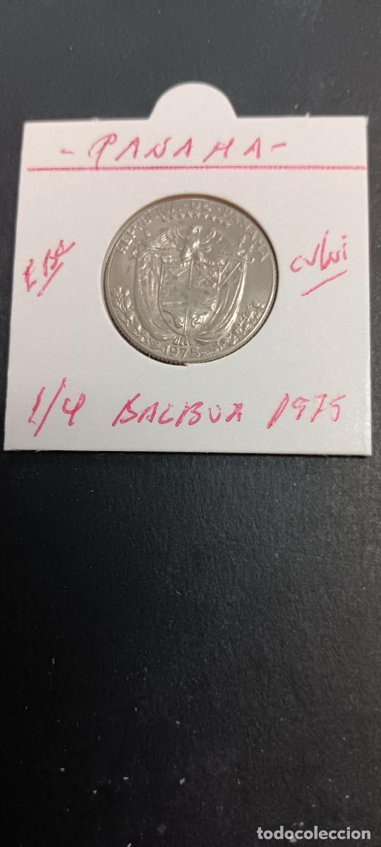 Monedas antiguas de Am&eacute;rica: PANAMA 1/4 BALBOA 1975 EBC KM=11.2a (CUPRONIQUEL)