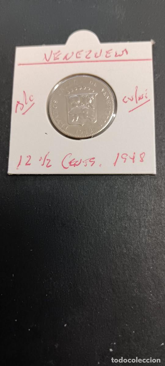 Monedas antiguas de Am&eacute;rica: VENEZUELA 12 1/2 CENTIMOS 1948 BC KM=30a (CUPRONIQUEL)