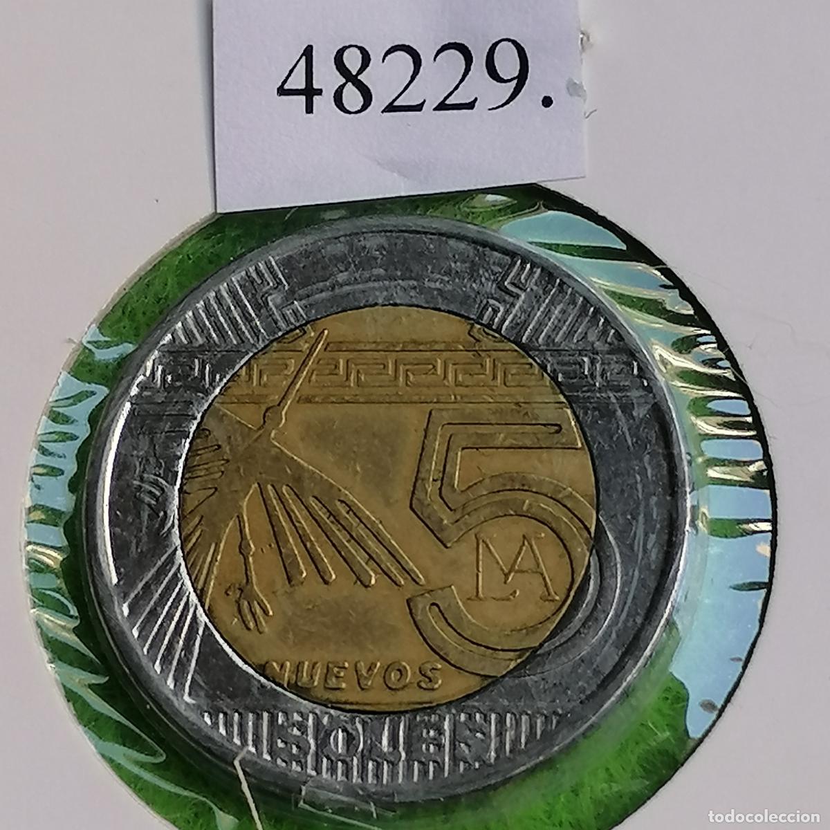Monedas antiguas de Am&eacute;rica: Per&uacute; 5 soles 2014, bimetalica