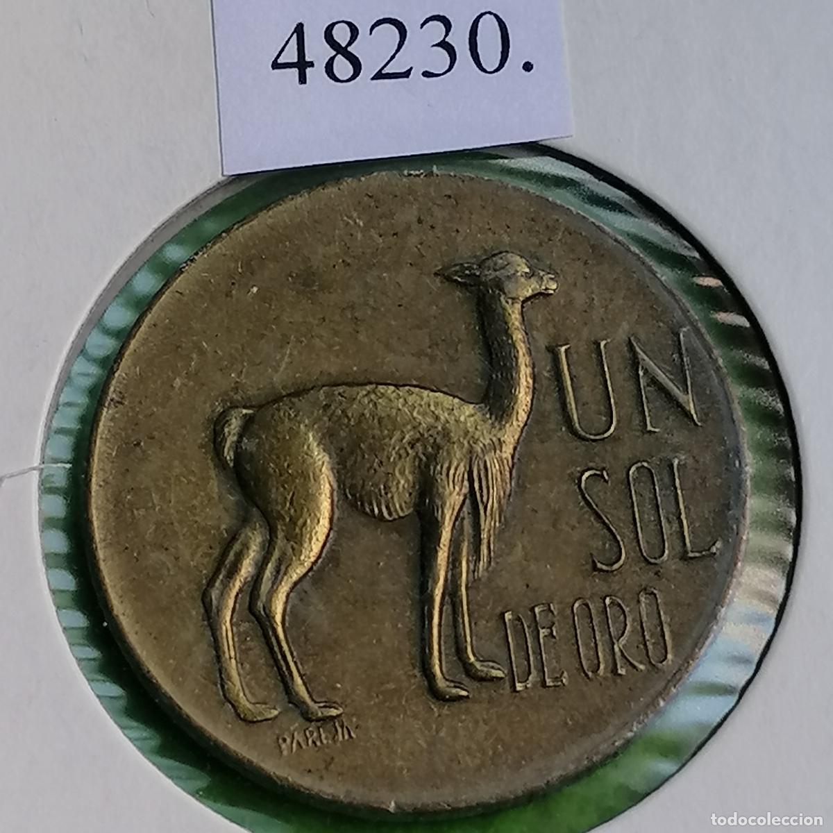 Monedas antiguas de Am&eacute;rica: Per&uacute; , 1 sol 1968, escribe al menos 20 caracteres