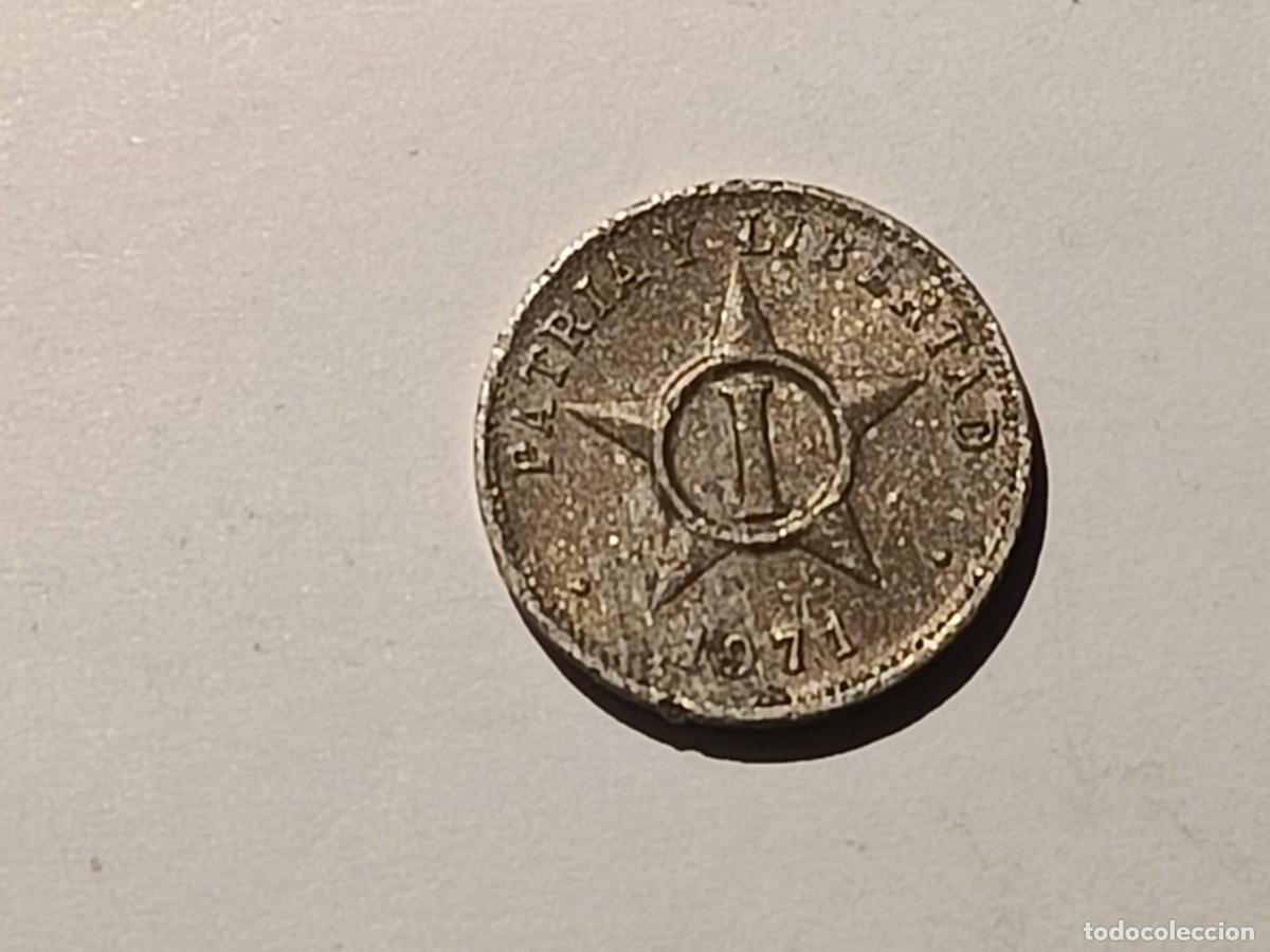 Monedas antiguas de Am&eacute;rica: Moneda de Cuba. 1 centavo. 1971 - Foto 2