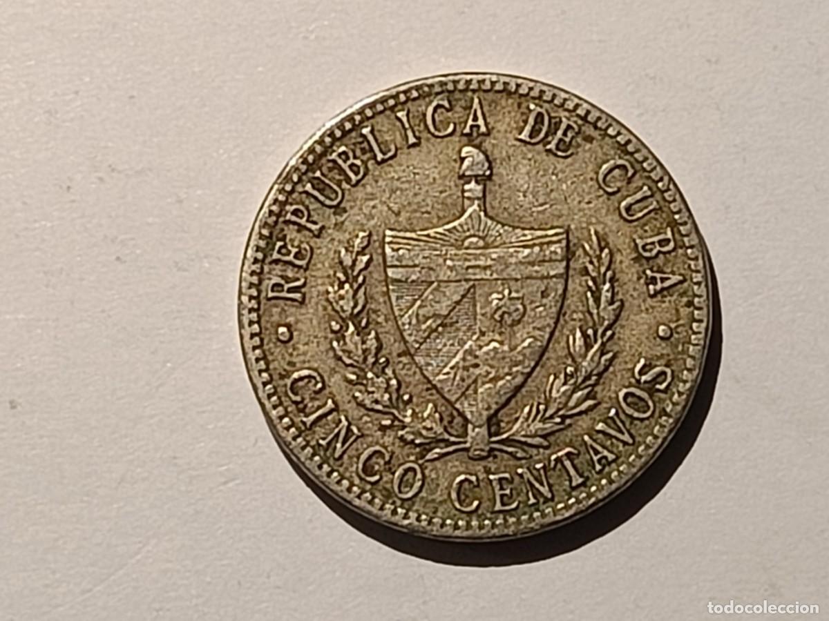 Monedas antiguas de Am&eacute;rica: Moneda de Cuba. 5 centavos 1960 - Foto 2