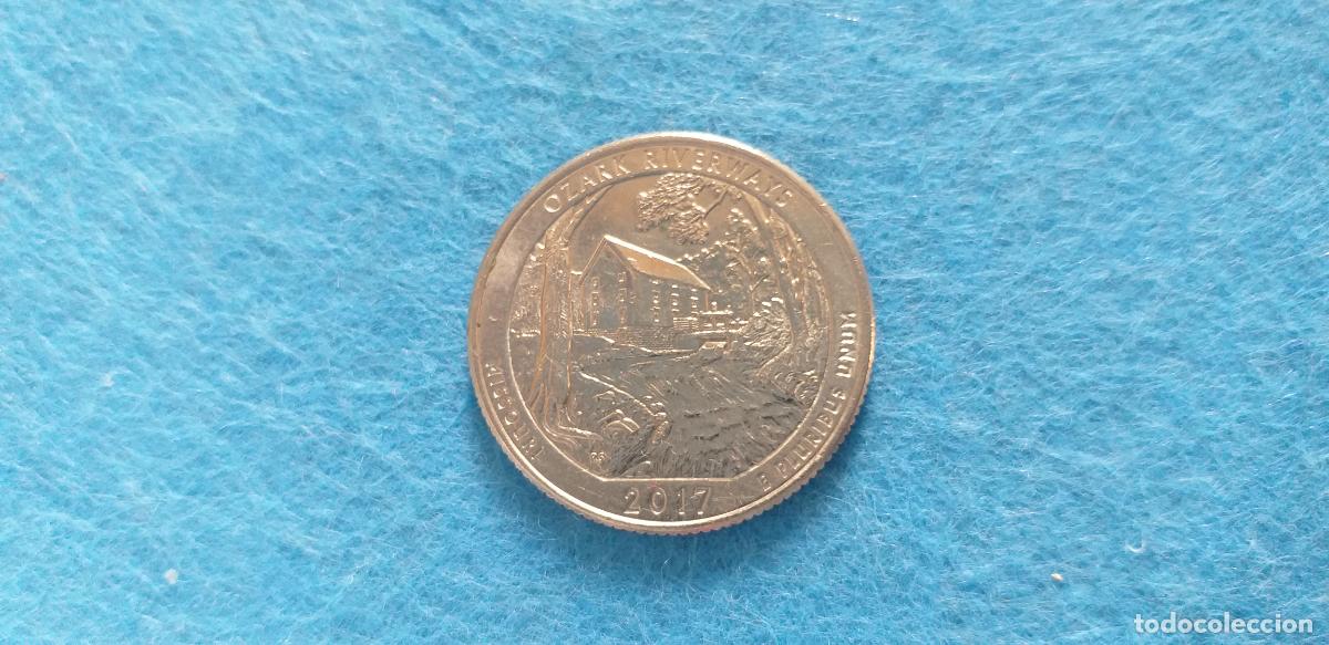 Monedas antiguas de Am&eacute;rica: MONEDA EEUU. USA ESTADOS UNIDOS. QUARTER. A&ntilde;o 2017. R&iacute;os de Ozark ( Missouri )